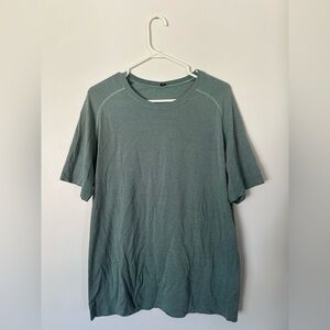 Lululemon Metal Vent Tech T Shirt Mens Large Sage Green Perfomance Light Tee